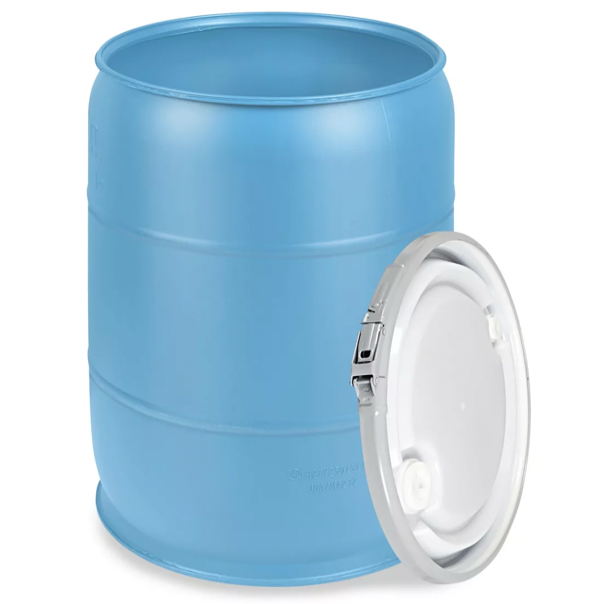 Barrels with Lids - 55 Gal.