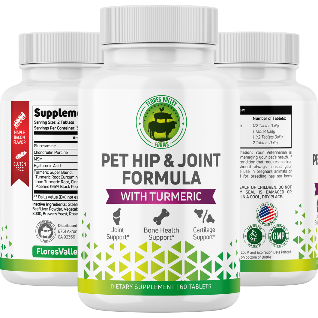 Pet Hip and Joint Formula with Turmeric (Pet Health)