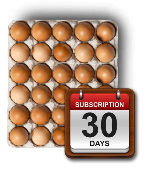 Monthly Eggs Subscription - Family Pack