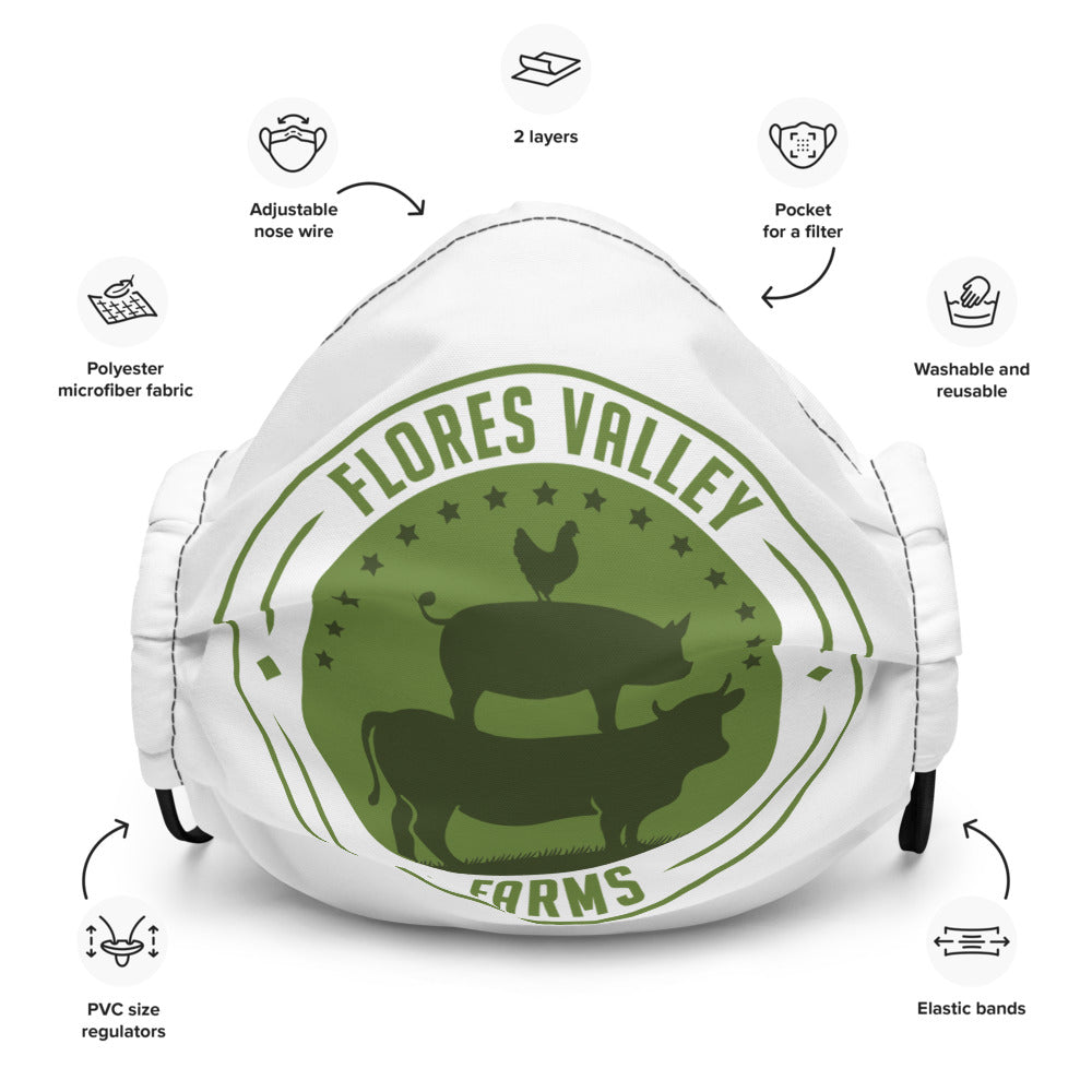 Flores Valley Farms Premium Face Mask