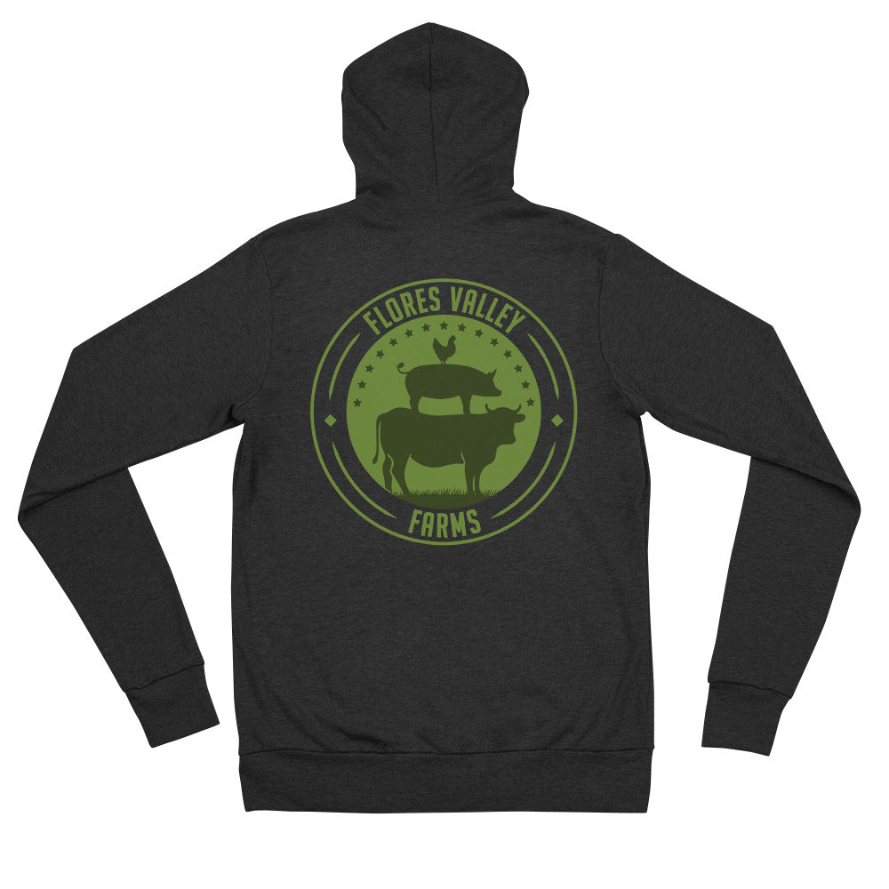 Flores Valley Farms Zip Hoodie